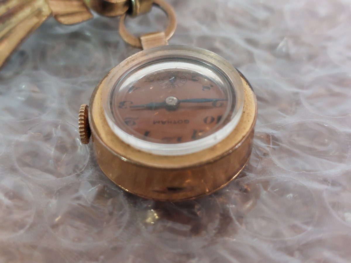 Amazon Gotham Mechanical Pocket Watch Gotham Men's Gold-Tone 17