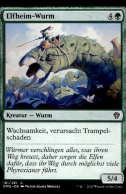 MTG Elfheim-Wurm #161 DMU Dt. Common (B3328)