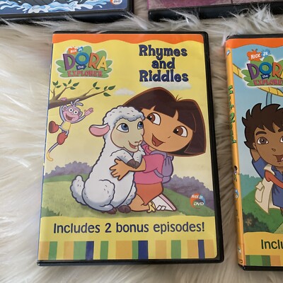 Lot of 5 Nick Jr. Dora the Explorer Children/Family Kids DVD