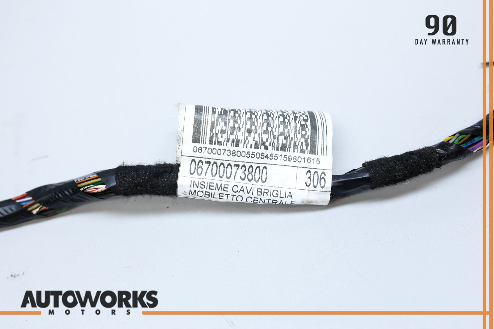 14-19 Maserati Ghibli M157 Center Console Wire Wiring Harness 06700073800 OEM