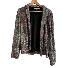 Saltwater Luxe Los Angeles Women’s Full Sequin Floral Base Blazer Party L