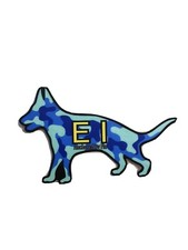 “Emerald Isle Dog sticker - The Camo EI Dog, By Anchored By Fin Of NC.