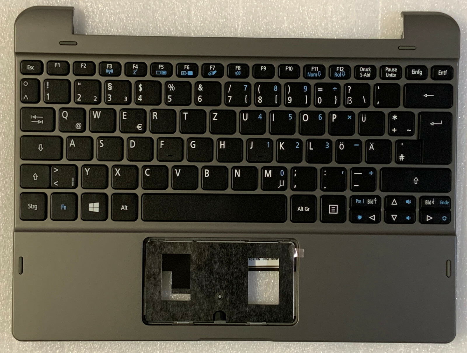 Clavier Qwertz Allemand Acer Tablet Switch One Voyage Espace Travail Mobile