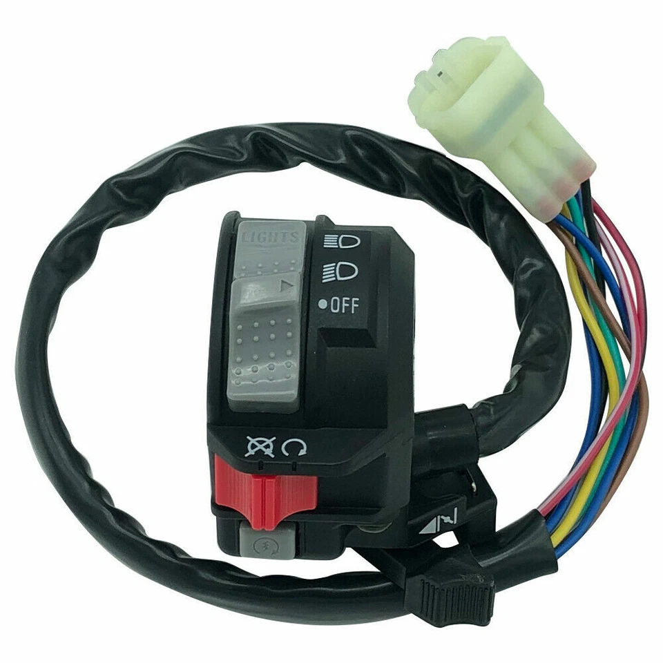 Interruptor de arranque de manillar faro para Yamaha Kodiak 400 450 YFM400 YFM450 Foto 4 de 4