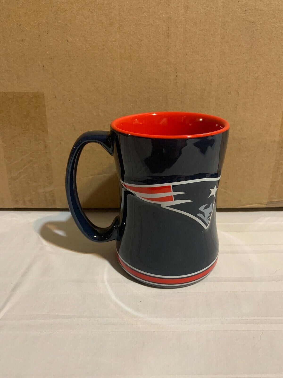 New England Patriots NFL 14oz Coffee Mug Cup Logo Brands New | eBay