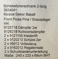 schlafzimmer komplett 180x200, Anthrazit Braun, modern, NOLTE Cepina