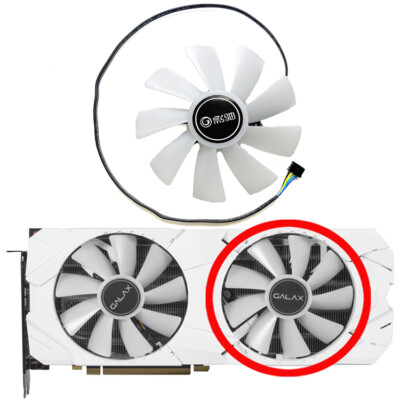 Cooling Fan VGA Part For GALAX RTX2070 2080 2080 SUPER EX White V2 Graphics Card