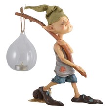 Pixie "Ich helf mit tragen" 25 cm Figur Zwerg Kobold Fee Fabelwesen Gnom 