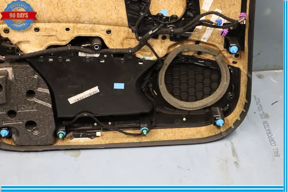 14-17 Maserati Ghibli Front Right Passenger Side Interior Door Panel Black OEM