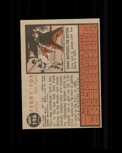 1962 TOPPS BASEBALL CARDS #151 - #522 Complete Your Set - You Pick - Picture 77 of 401