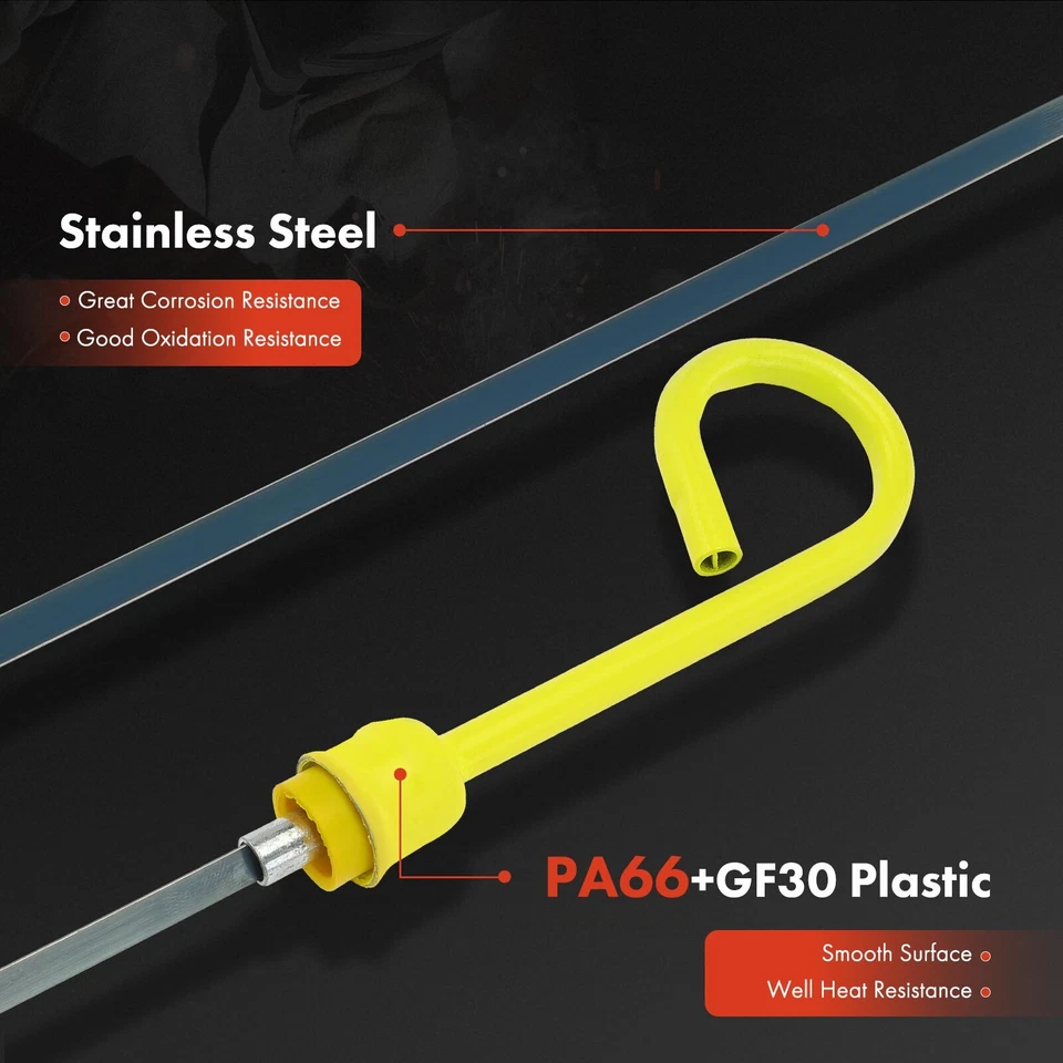 Varilla de medición de aceite de motor para Ford F-350 1990 1991 1992 1993 1994 V8 7,3 L F4TZ6750DA Foto 2 de 4