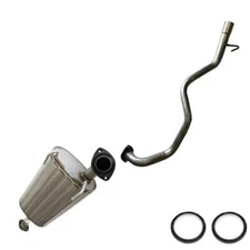 Stainless Steel Exhaust Muffler Tailpipe fits: 1999-2002 4Runner 2.7L 3.4L