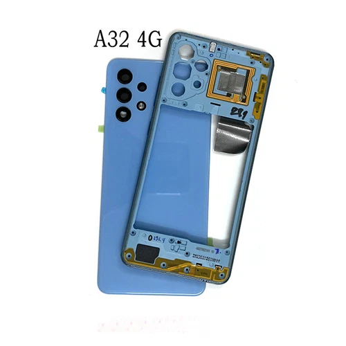 Boîtier Coque Cache Batterie + Cadre Moyen Mid pour Samsung A32 4G A325 A32 5G A326 - Photo 7 sur 20