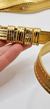 New With Tags Narrow Gold Belt 49in