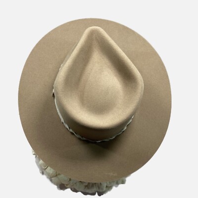 Jamie Slye Tan Finn Stiff Brim Hat Medium New with Tags | eBay display picture 1