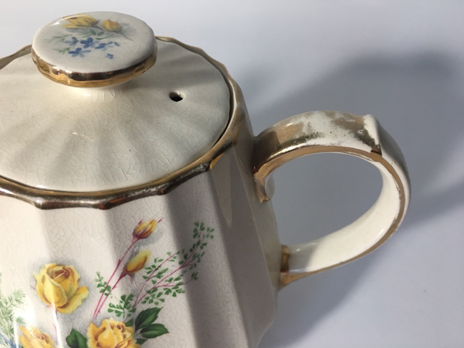 Antique Sadler Floral Numbered Teapot Made In England eBay