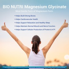 Magnesium Glycinate 500mg 240 Capsules For Sleep Stress Relief Support Bone Lot - Image 5