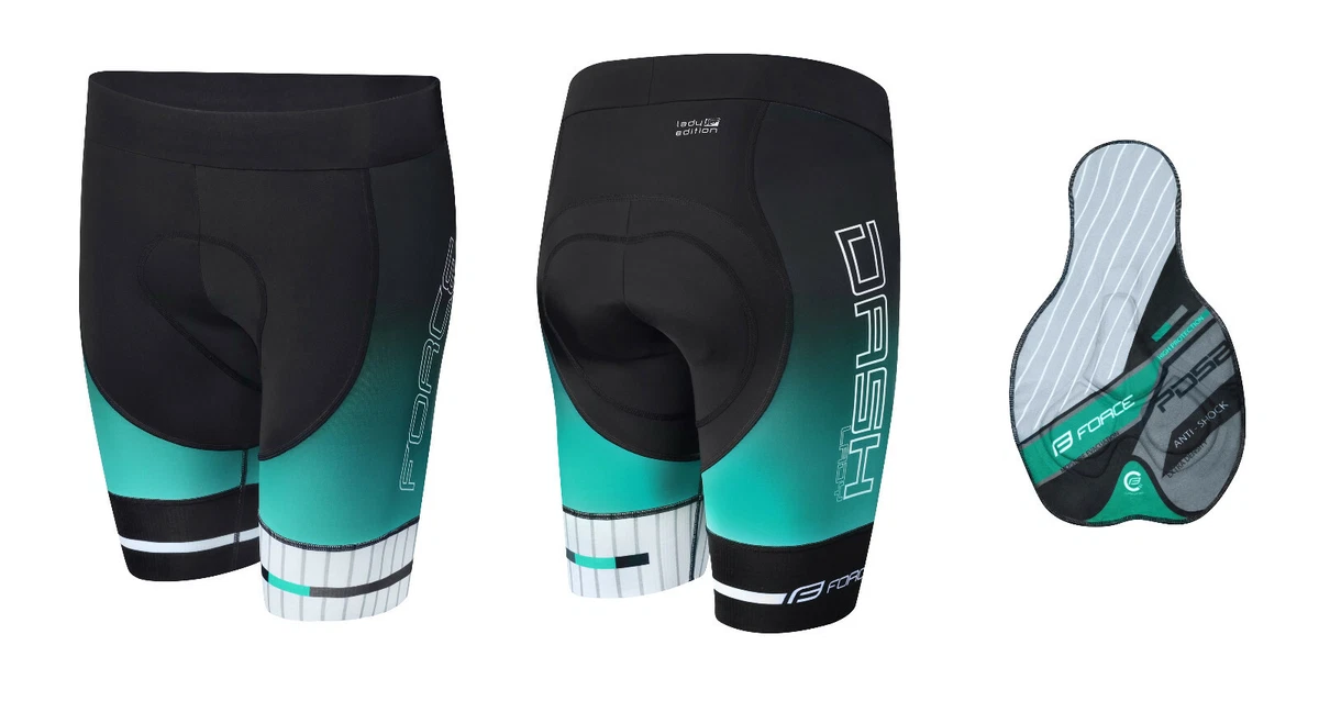 Pantaloni Ciclismo 9D: Mutande Imbottite Con Gel (uomo/donna) – Nero-rosso-blu Taglie L/XL/2XL