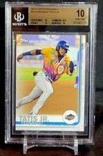 2019 TOPPS PRO DEBUT - FERNANDO TATIS JR. - RUNNING SSP - BGS 10 PRISTINE #25