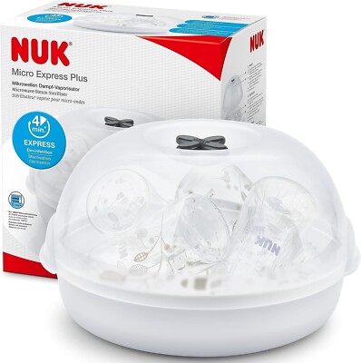 NUK Micro Express Plus Microwave Baby Milk Bottle Steam