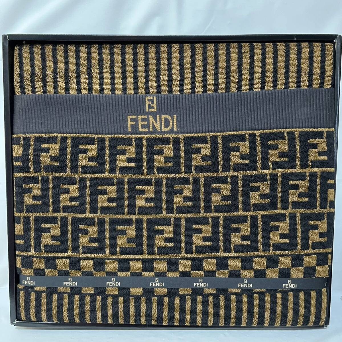 FENDI Zucca Towel Blanket 140×200cm W/Box JP Unused | eBay FENDI Zucca Towel Blanket 140×200cm W/Box JP Unused | eBay