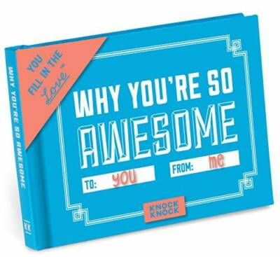 Knock Knock Why You're So Awesome Fill in the Love Journal - Misc. - GOOD