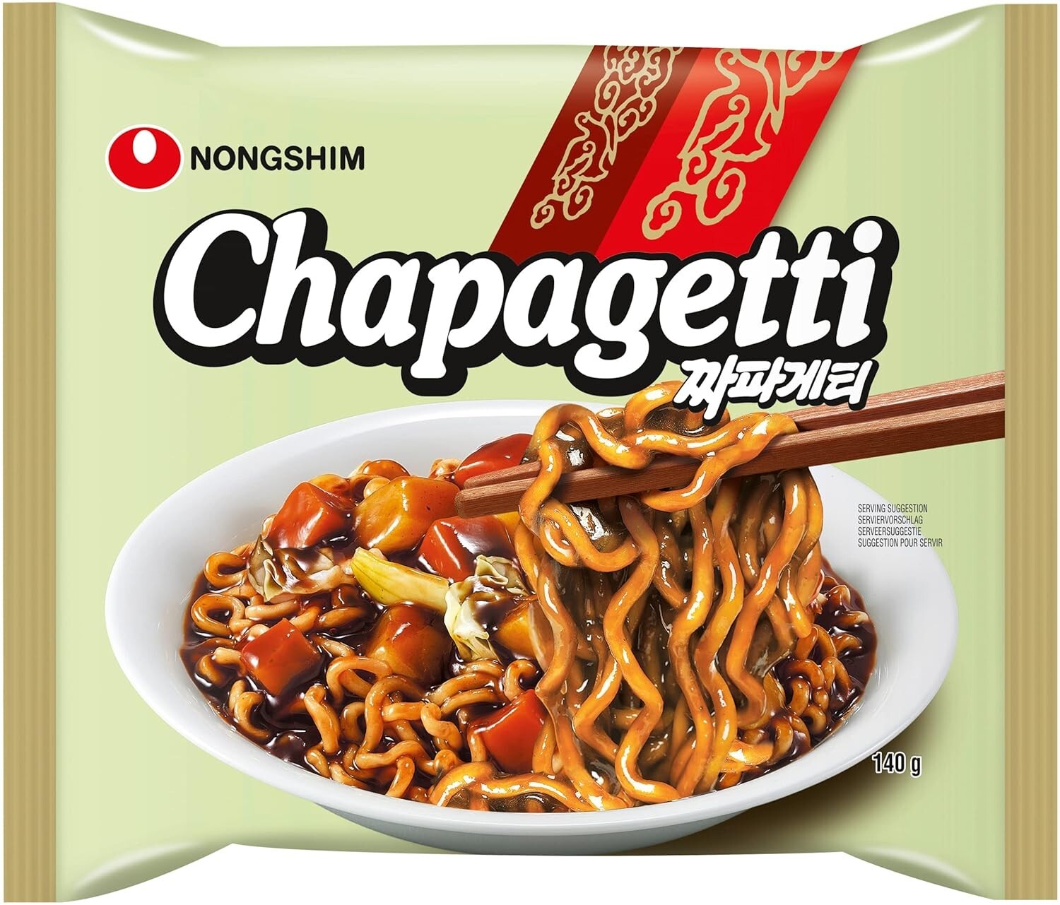 Instant Chapagetti Noodels 5x140g 韩国炸酱面
