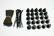 Tarp Buddy 25 Pack Para Cord Cable Ties Made in the USA Green House Garden Cover
