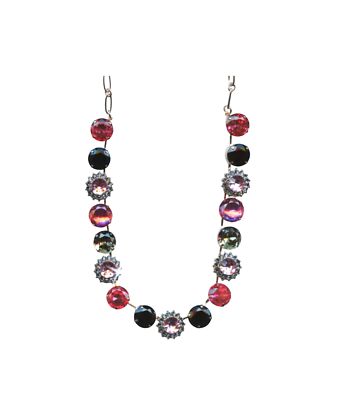 Mariana Necklace Glamorous Pinks, Blacks & Clear Austrian Crystals Winter 201...