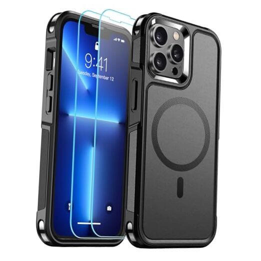 Magnetic for Case (Compatible with MagSafe) (10 iPhone 13 Pro Magnetic Black