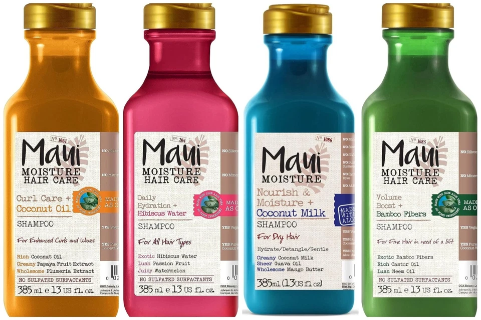 Maui Moisture Hair Care Shampoo 385 ml - Choose your preference