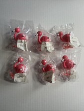 Gift Gallery Wind Up Pink Flamingo Lot Of Six