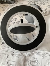 Modern Ceiling Light-Black And White. Tested And Working-Brand New - Damaged Box
