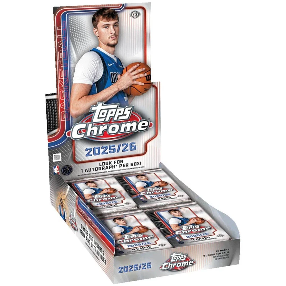 NBA PYT #270 -(HALF CASE) 6x TOPPS CHROME BASKETBALL HOBBY BOXES