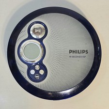 Philips AX2420/17 Portable Compact Disc CD Player - Blue Tested 