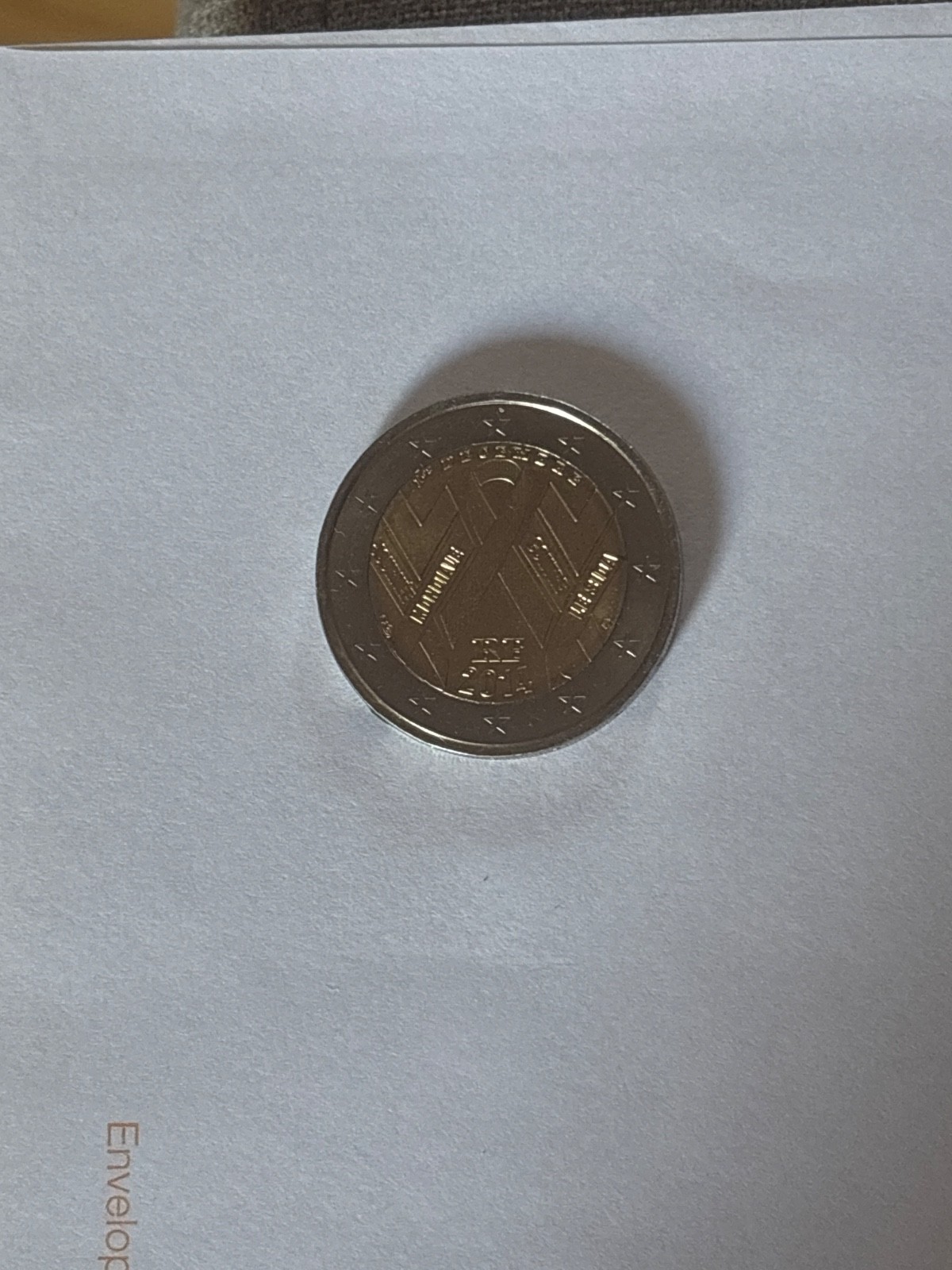 2 Euros commémorative France 2014 - Journée Mondiale contre le SIDA