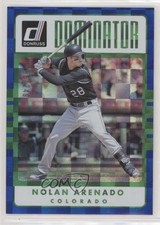 2017 Panini Donruss Dominators Blue 86/249 Nolan Arenado #D-16 6f8