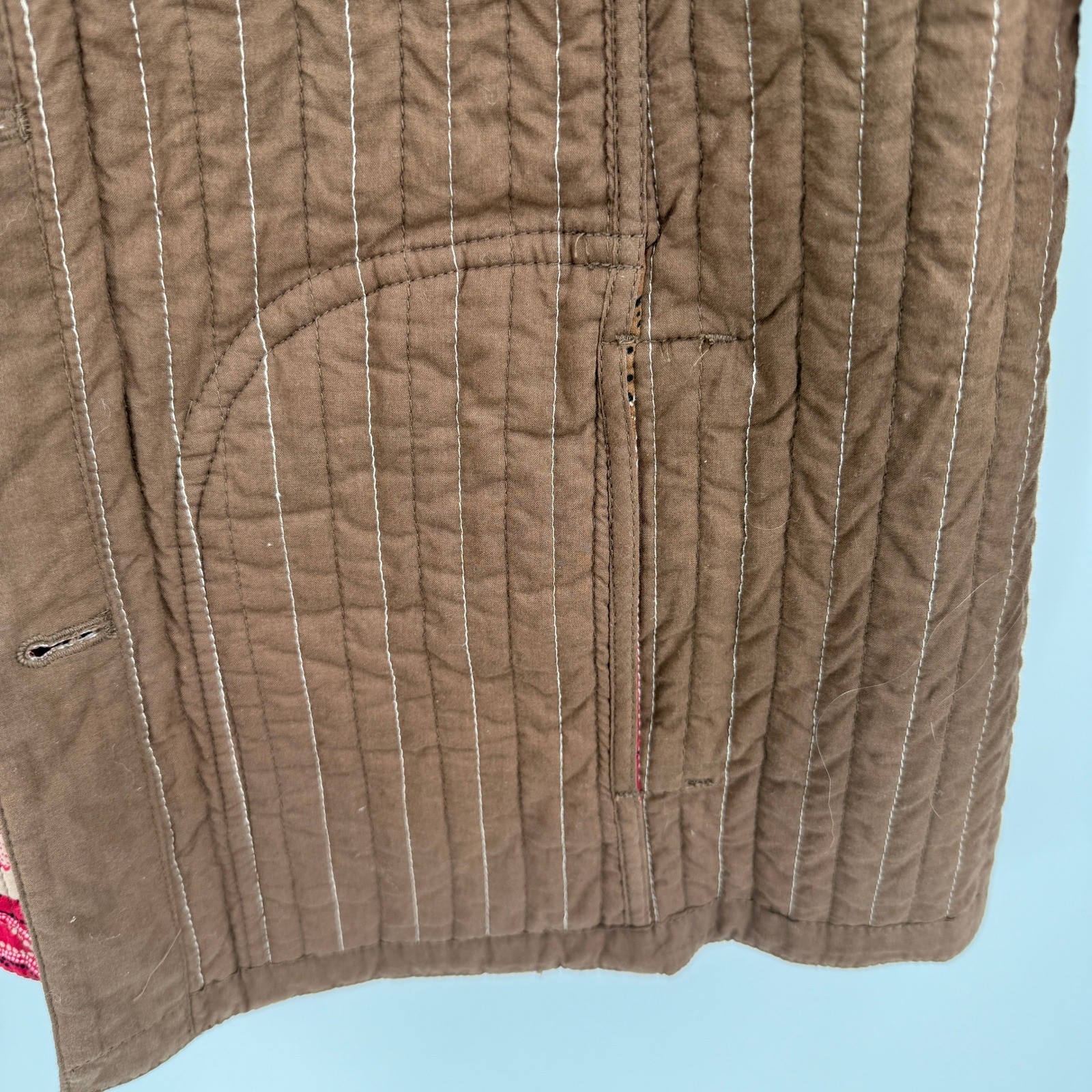 Reversible Handmade Quilted Patchwork Jacket | Bo… - image 6