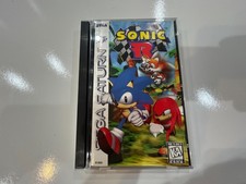 Sonic R (Sega Saturn 1997) CIB Complete in Box w Manual + Reg Card + Foam N MINT