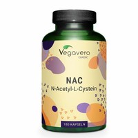Vegavero Nac | 180 Kapseln | 600 Mg N-Acetyl-L-Cystein | Vegan