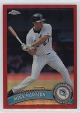 2011 Topps Chrome Red Refractor 25/25 Giancarlo Stanton (Mike on Card) #85 t1s