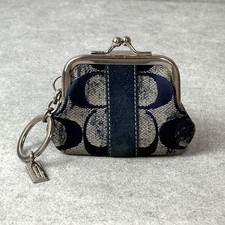 COACH Signature Clasp Keyring Keychain Charm