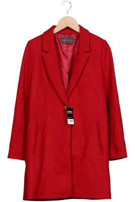 Esprit Mantel Damen Jacke Parka Gr. 36 Wolle Rot #lk2vz9x