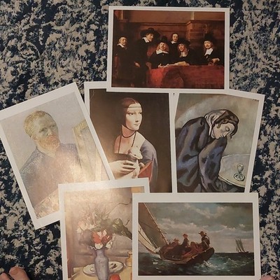 Time-Life Library of Art ''The Absinthe Drinker'' Picasso Print Lot Unframed