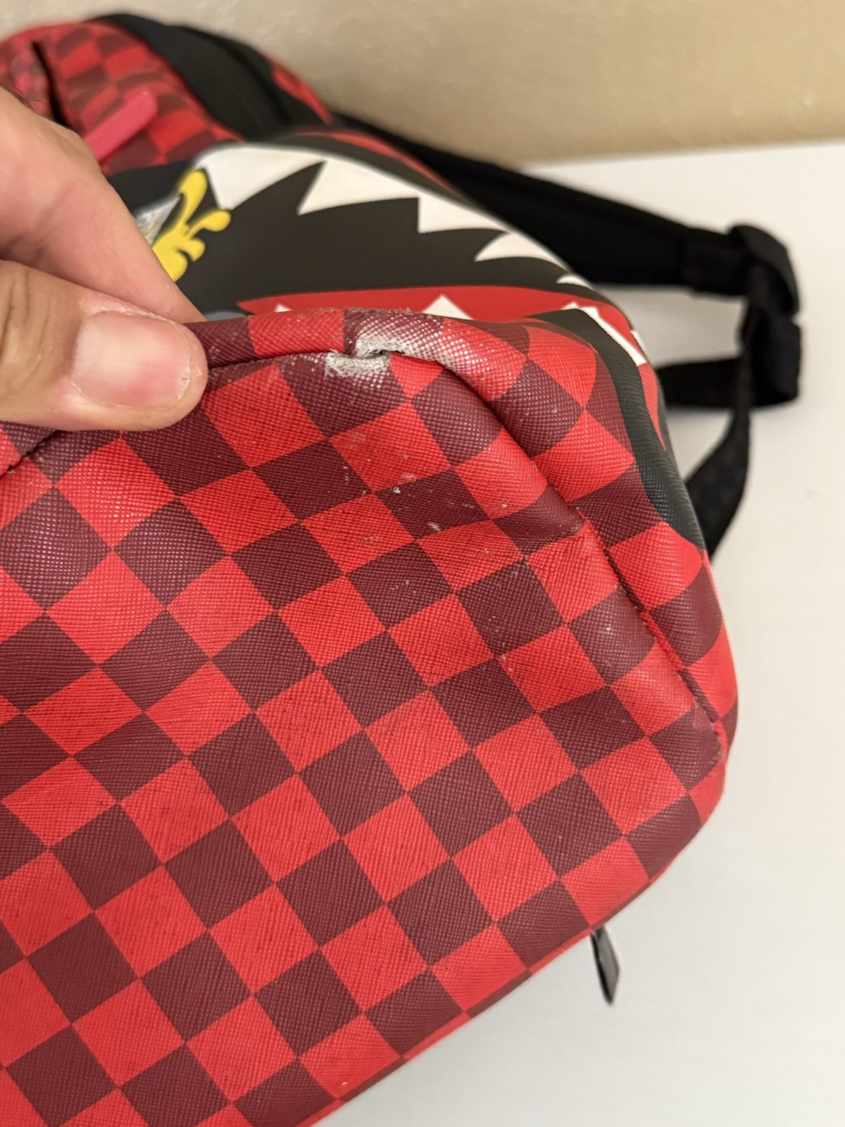 Rare Used SPRAYGROUND backpack SpongeBob Hello Wo… - image 7