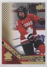 2022 Upper Deck Team Canada Juniors Electric Gold 98/99 Sarah Fillier 0be5