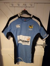 Wasps Rugby Academy (AASE) Shirt. Blue, Size Large