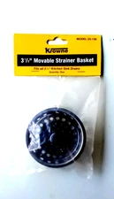 Krowne 23-138 3-1/2" Movable Strainer Kitchen Sink Drain With Basket New
