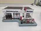 Vintage Mobilgas Pegasus Service Station Clock Lighted Mobil Oil w/ Box