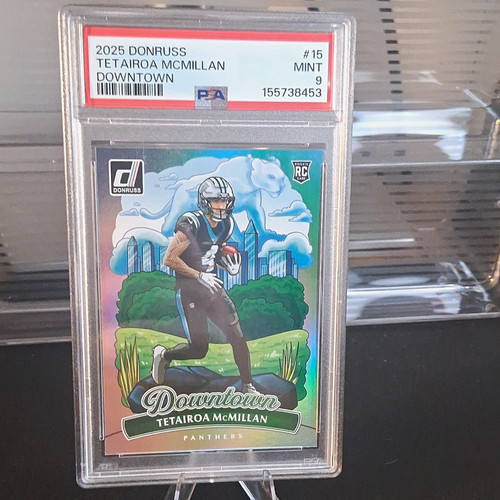 Tetairoa McMillan #15 2025 Panini Donruss Optic Downtown card
